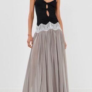 Christopher Esber Open Twist Verner Lace Tank Dress