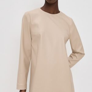 Ophelia Faux Leather Dress