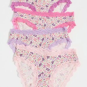 Stripe & Stare Original Knicker Four Pack Lavender Haze Original Knicker Four Pack Lavender Haze