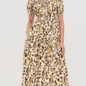 Ulla Johnson Othella Short Sleeve Midi Dress Othella Short Sleeve Midi Dress