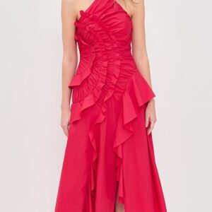AMUR Ottavia Ruffle Dress