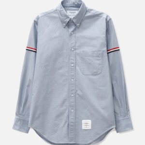 Thom Browne Oxford Striped Grosgrain Armband Classic Shirt Oxford Striped Grosgrain Armband Classic Shirt