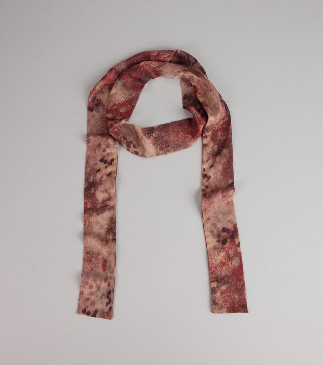 Windsor Painted Whisper Abstract Skinny Scarf
