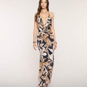 Windsor Palm Escape Halter Wide Leg Jumpsuit Palm Escape Halter Wide Leg Jumpsuit
