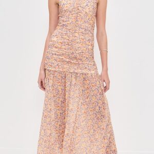 Kika Vargas Pamela Dress Yellow Garden