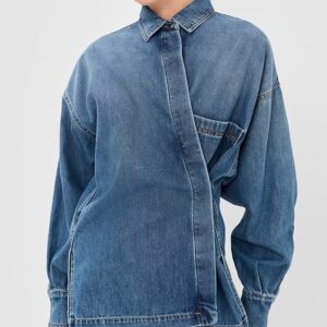 Paola Tencel Denim Wrapped Shirt