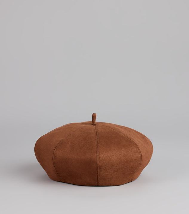 Windsor Paris Plans Faux Suede Beret