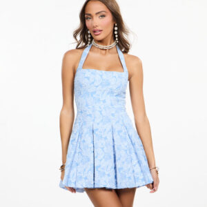 Windsor Party Plans Floral Jacquard Skater Dress Party Plans Floral Jacquard Skater Dress