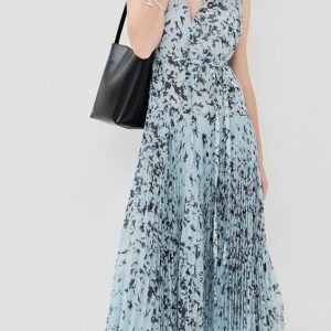 Proenza Schouler Pat Dress in Printed Crinkle Chiffon Pat Dress in Printed Crinkle Chiffon