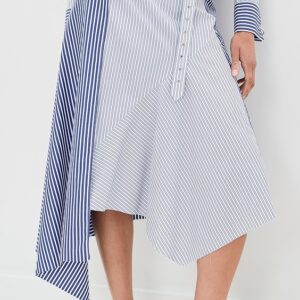 Marques'Almeida Patchwork Wrap Skirt with Folded Belt Patchwork Wrap Skirt with Folded Belt