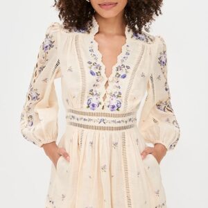 Zimmermann Patience Plunge Mini Dress