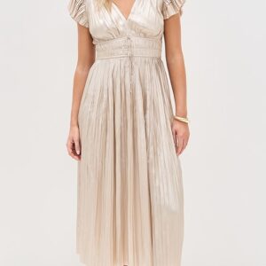 Ulla Johnson Patrice Flutter Sleeve Midi Dress