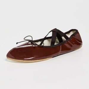 Peep Toe Mary Jane Ballet Flats