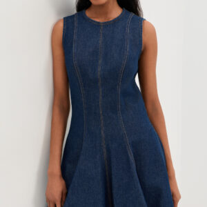 Stella McCartney Peplum Denim Mini Dress