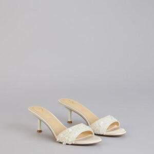Perfect Glow Sequin Mule Heels