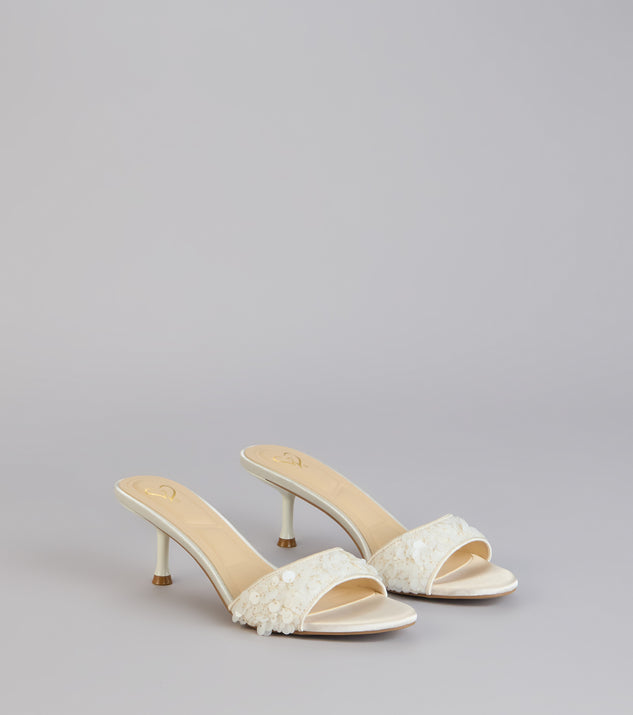Windsor Perfect Glow Sequin Mule Heels
