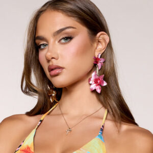 Windsor Perfectly Extra Flower Drop Earrings Perfectly Extra Flower Drop Earrings
