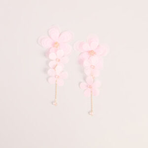 Petal Party Floral Linear Drop Earrings