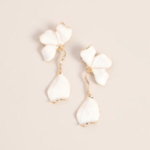 Petal Poise Floral Earrings