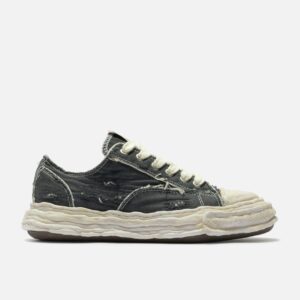 "PETERSON23" OG Sole Ripped Overdye Canvas Low-Top Sneaker