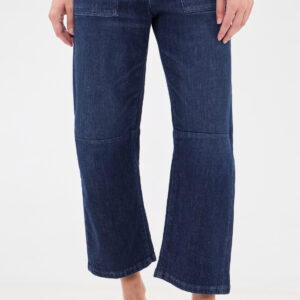 LE JEAN Petite Utility Soft Barrel Jeans Petite Utility Soft Barrel Jeans