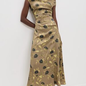 STAUD Phare Silk Dress