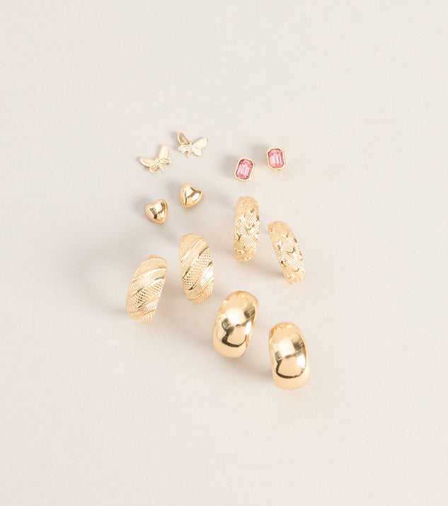 Windsor Pick Your Vibe Six-Pack Earrings Set
