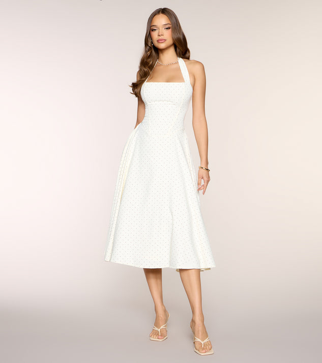 Windsor Picture Perfect Polka Dot Midi Dress