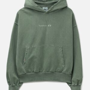 TwoJeys Pigment Dyed Green Icon Hoodie Pigment Dyed Green Icon Hoodie