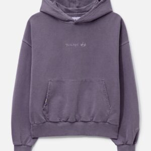 TwoJeys Pigment Dyed Purple Icon Hoodie Pigment Dyed Purple Icon Hoodie