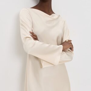 Reformation Pike Satin Dress