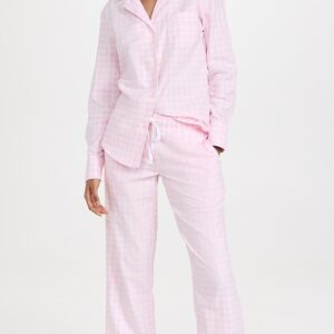 Petite Plume Pink Gingham Pajama Set
