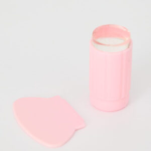 Pink Nail Art Silicone French Stamp & Scraper Set