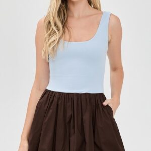 LE BOP Piper Combo Dress