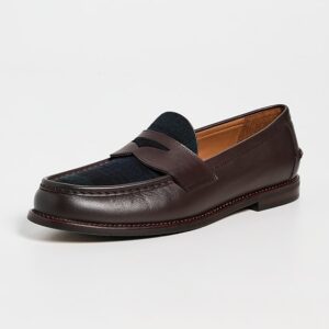 Plaid Penny Loafers