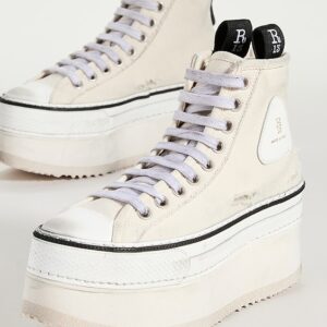 R13 Platform High Top Sneakers