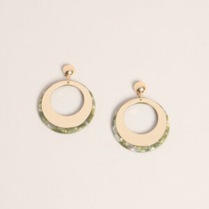 Windsor Play It Bold Drop Hoop Earrings Play It Bold Drop Hoop Earrings