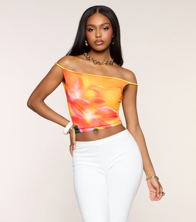 Windsor Play Nice Twist Strap Crop Top