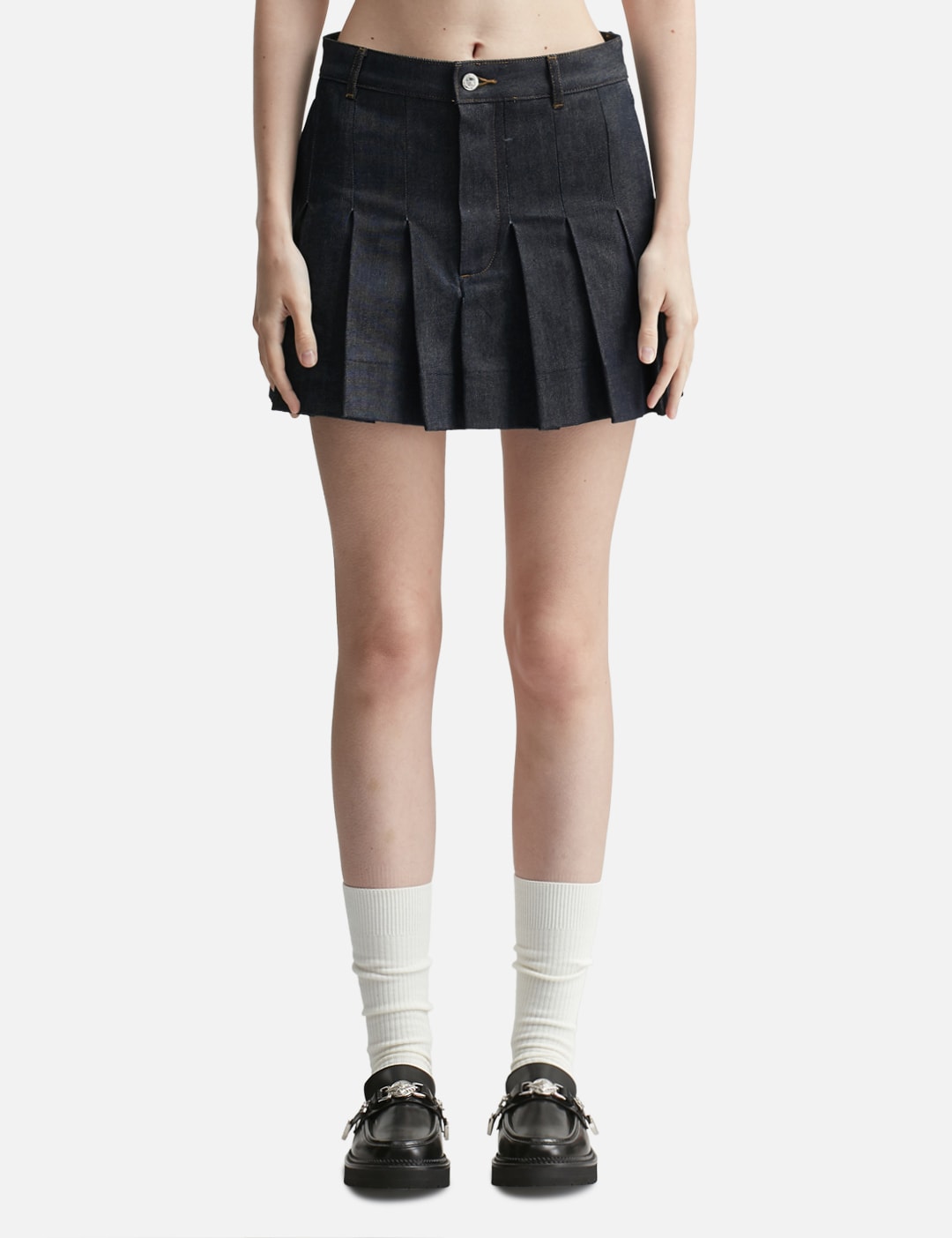 A.P.C. Pleated Mini Skirt