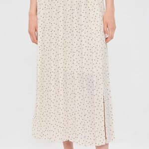 Pleated Wrap Skirt