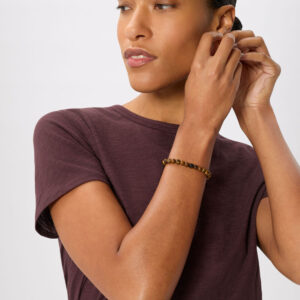 Plum Posie Double Trim Tee