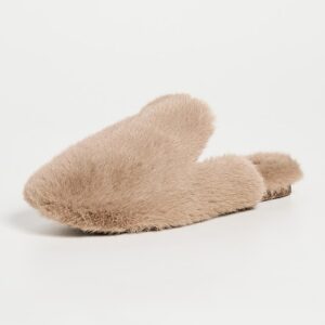 Plush Mule Slippers