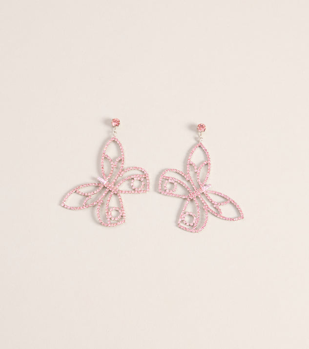 Windsor Pocketful Of Sparkle Butterfly Earrings