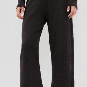 Leset Pointelle Crop Wide Leg Pants