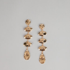 Polished Impact Sculpted Statement Earrings