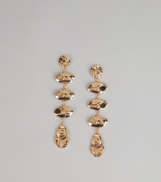 Windsor Polished Impact Sculpted Statement Earrings