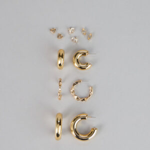 Windsor Polished Perfection Hoop And Stud Earring Set Polished Perfection Hoop And Stud Earring Set
