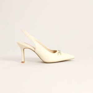 Windsor Polished Plans Horsebit Slingback Heels