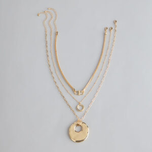 Polished Plans Three-Piece Necklace