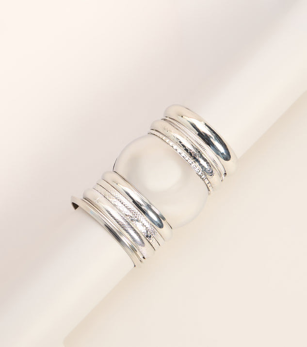 Windsor Polished Stack Bangle Bracelet Ten-Pack